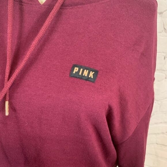 Pink Victoria’s Secret Cropped Sweatshirt Small - Picture 2 of 7